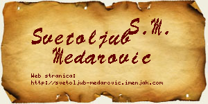 Svetoljub Medarović vizit kartica